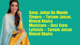 Jattan De Munde song lyrics Tarsem jassar Nimrat khaira