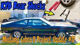 How to remove and install rear shocks on a Mustang II Cobra II Update 17!!