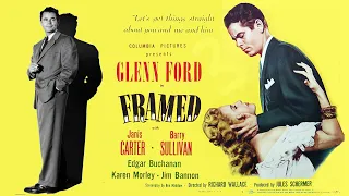 Glenn Ford   FRAMED, Action Movie Film Noir 1947 HD