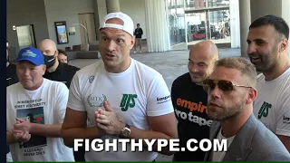 TYSON FURY & BILLY JOE SAUNDERS UNITE FOR "GYPSY MAGIC"; SING & RALLY SUPPORT VS. CANELO