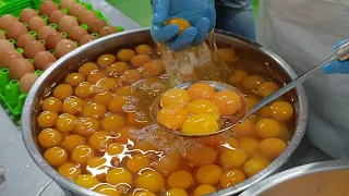 Amazing!Custard Castella Cake Making Skills,mass production /法國的秘密甜點 ,諾曼第奶油蛋糕大量製作-Taiwan Street Food