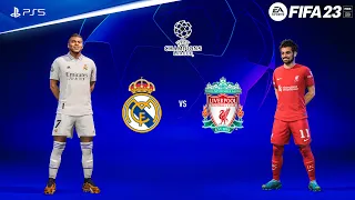 FIFA 23 - Real Madrid vs. Liverpool Ft. Mbappe, Bellingham, | UEFA Champions League | PS5™ [4K60]