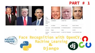 Facial Recognition with OpenCV, Machine Learning and Django part # 1 || Computer Vision Projects