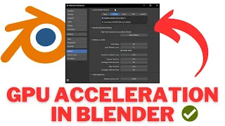 How To Enable GPU ACCELERATION In BLENDER | Fix Blender Not Using GPU To Render 2023