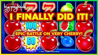 EPIC BATTLE on Very Cherry Slots! So Many CHERRIES & BONUSES!