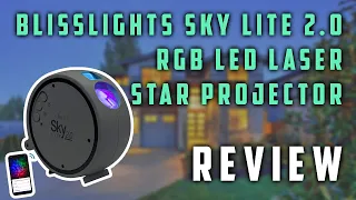 ✅ BlissLights Sky Lite 2.0 - RGB LED Laser Star Projector Review 2021
