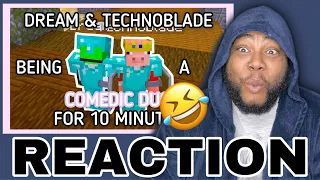 Dream and Technoblade Being a Comedic Duo for 10 Minutes | JOEY SINGS REACTS