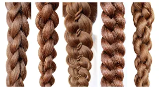 😱 5 Basic Braids for Beginners 😍 by Another Braid