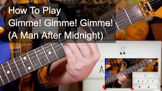 'Gimme! Gimme! Gimme! (A Man After Midnight)' ABBA Guitar & Bass Lesson
