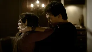 TVD 2x20 - Damon gives Elena his blood to make sure she will come back: "I can't lose you" | HD