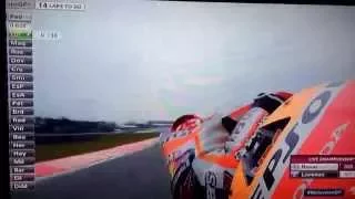 Rossi Márquez Battle & Crash Sepang