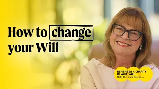 How to change your Will - Remember A Charity with Janet Ellis