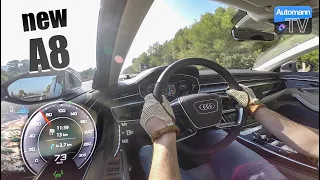 2018 Audi A8 50 TDI - 0-100 km/h acceleration (60FPS)