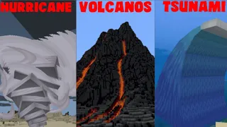 Natural Disasters MOD in Minecraft PE