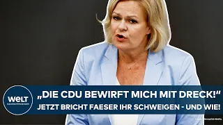 NANCY FAESER: Schönbohm-Affäre! "Die CDU bewirft mich mit Dreck!" Jetzt bricht sie ihr Schweigen