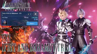 Ifrit and Bahamut Trial EX1 battle guide || Final Fantasy VII Ever Crisis