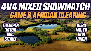 4v4 African Clearing | Game 6 Mixed Team Showmatch PA7 Ft. Hera, TaToH, Yo and more