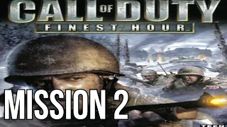 Call of Duty: Finest Hour - Mission 2 - The Flag Must Fall - PS2