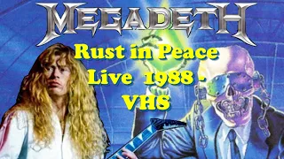 Megadeth - Holy Wars, Dawn Patrol, Tornado of Souls - Clash of The Titans Tour 1991 (VHS)