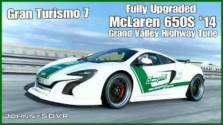 Gran Turismo 7 - McLaren 650S '14 - Grand Valley Highway Tune - Fully Upgraded (GT7 Tuning)