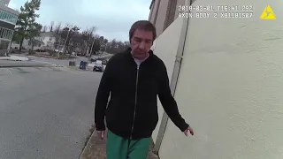 Dr Robert Levy bodycam footage of arrest