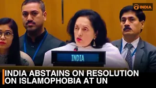 India abstains on resolution on Islamophobia at UN || News Hour Headlines