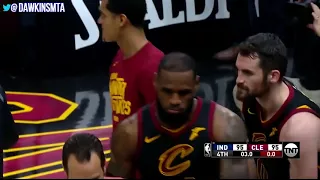 LeBron James UNREAL CLUTCH Performance Cleveland Cavaliers vs Pacers ECR1 Game 5 44 10 8,T