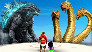 MECHGODZILLA VS BIG KONG (PART 8) in GTA 5 | THELOUDDUDE