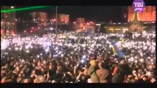 Гимн Украини  200 тисяч людей на Euromaidan Евромайдан 8 12 2013