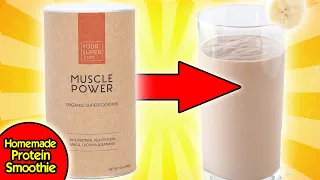 BEST HOMEMADE PROTEIN SMOOTHIE? | Your Superfoods Muscle Power Protein Powder Taste Test & Review