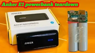 ankar estro e1 power bank teardown || Anker e1 A1211 review || zoobi tec