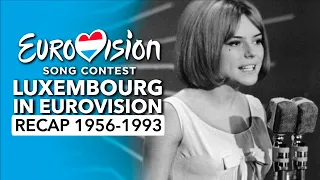 🇱🇺 Luxembourg in Eurovision Song Contest (1956 - 1993 | RECAP Lëtzebuerg bei der Eurovision)