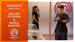 MOMENTO MASTERCHEF com Helton Oliveira e Haila Santua