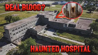 EXPLORING A HUGE HAUNTED HOSPTIAL...(we found real blood)