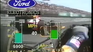 F1, Montreal 1993 (Race) Michael Schumacher OnBoard