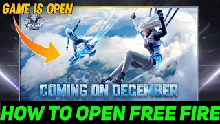 How To Open Free Fire😡 Game Maintenance 🔥 || #FFLIVE