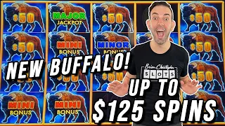 ⚡🐃 NEW BUFFALO ➤ BONUS on ALL BETS up to $125 SPINS!