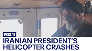 Iranian president's helicopter crashes