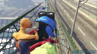 GTA 5: Spiderman Epic Jumps #22 - Spider-Man vs Minions & Fails Gameplay