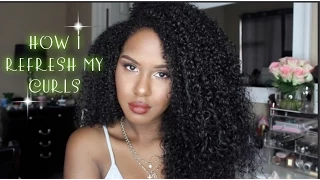 How I Refresh My Curls