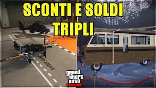 SCONTI E SOLDI TRIPLI AGGIORNAMENTO SETTIMANALE GTA 5 ONLINE ITA