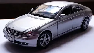 Reviewing the 1/18 Mercedes-Benz CLS-Class (W219) Dealer Edition by Maisto