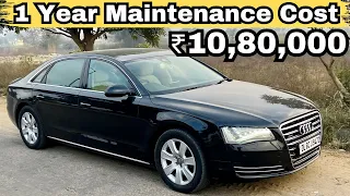 The Truth About Owning An Audi A8L In India | 1 Year Maintenance Cost Analysis