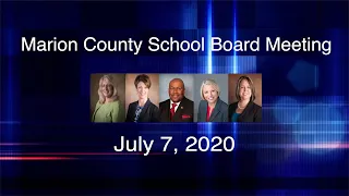 Emergency School Board Meeting July 7th, 2020