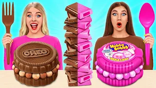 बबल गम vs चॉकलेट खाना चुनौती Mega DO Challenge