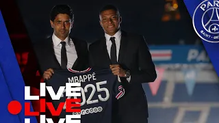 🎙 Nasser Al Khelaïfi and Kylian Mbappé press conference at the Parc des Princes 🔴🔵