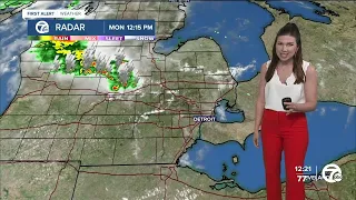 Metro Detroit weather: Isolated thunderstorms likely