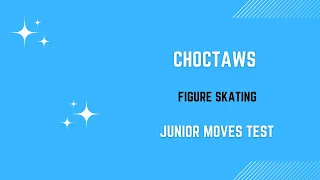 Figure skating. Choctaw sequence from Junior moves.