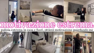 Piena motivazione guardando me/ pulizia estrema in casa e fuori/ pulisci con me/ debbyg pulizie💕