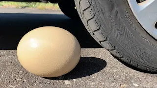 Crushing Crunchy & Soft Things by Car! EXPERIMENT  Car vs BIG EGG, Coca Cola, Fanta, Mirinda Balloon